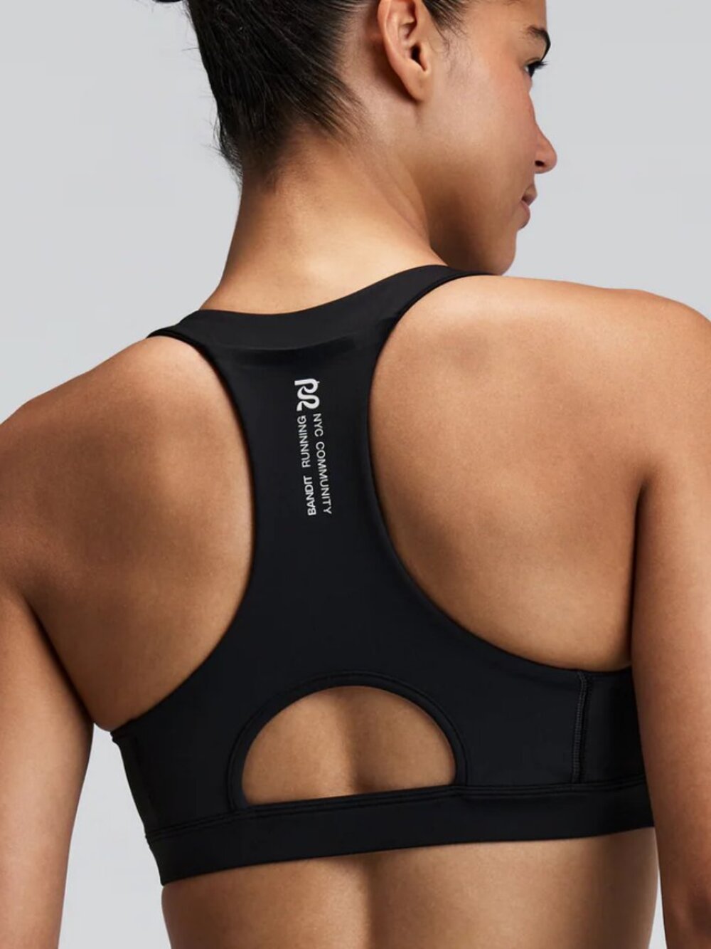 Bandit Black Racerback Sports Bra Small